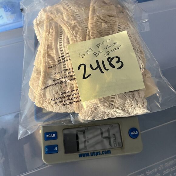 Free People Maisie Boho Sheer Lace Tank Top Cream High Low Festival Blouse S - Picture 9 of 9